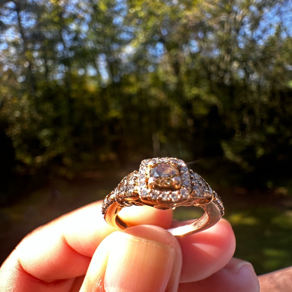 Levian 14k Gold and Brown Diamond Ring
